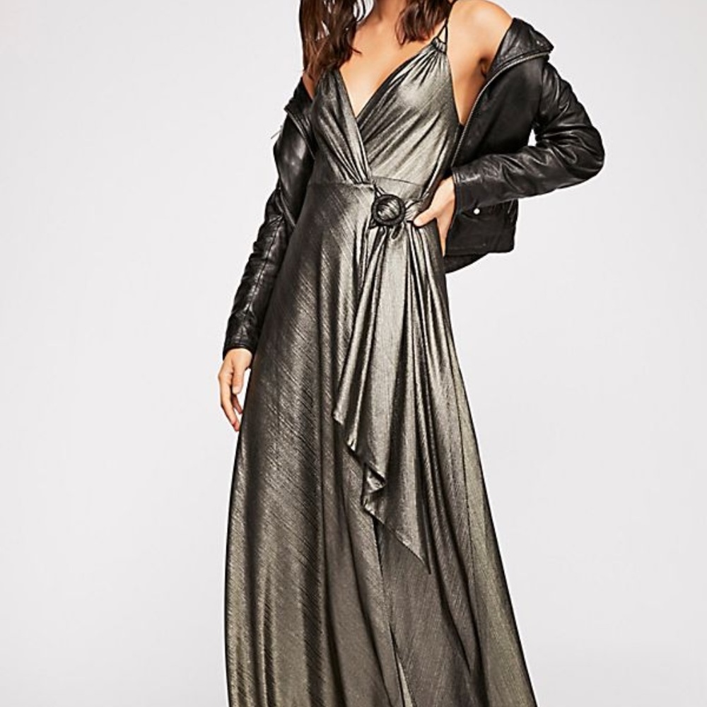 NYE Dress - Let It Shine Maxi Slip